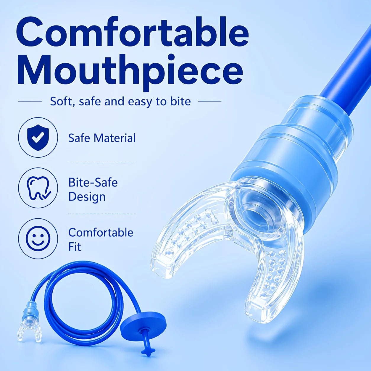 Professional Anti-Choke Silicone Diving Snorkel